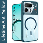 For Realme 16T 5G Back Cover Case Lifetime Anti-Yellow Clear (Camera Protection | Side Grip | Wireless MagSafe Compatible)