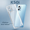 For Xiaomi Redmi K50i Back Cover Case Lifetime Anti-Yellow Clear  (Sleek Hard Crystal | Shockproof and Camera Protection)