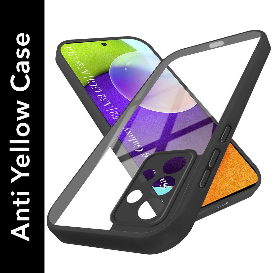 For Samsung Galaxy A52 | A52 5G | A52s 5G Back Cover Case Ultra-Hybrid (Lifetime Anti Yellow | Anti Scratch | Crystal Clear Shockproof)