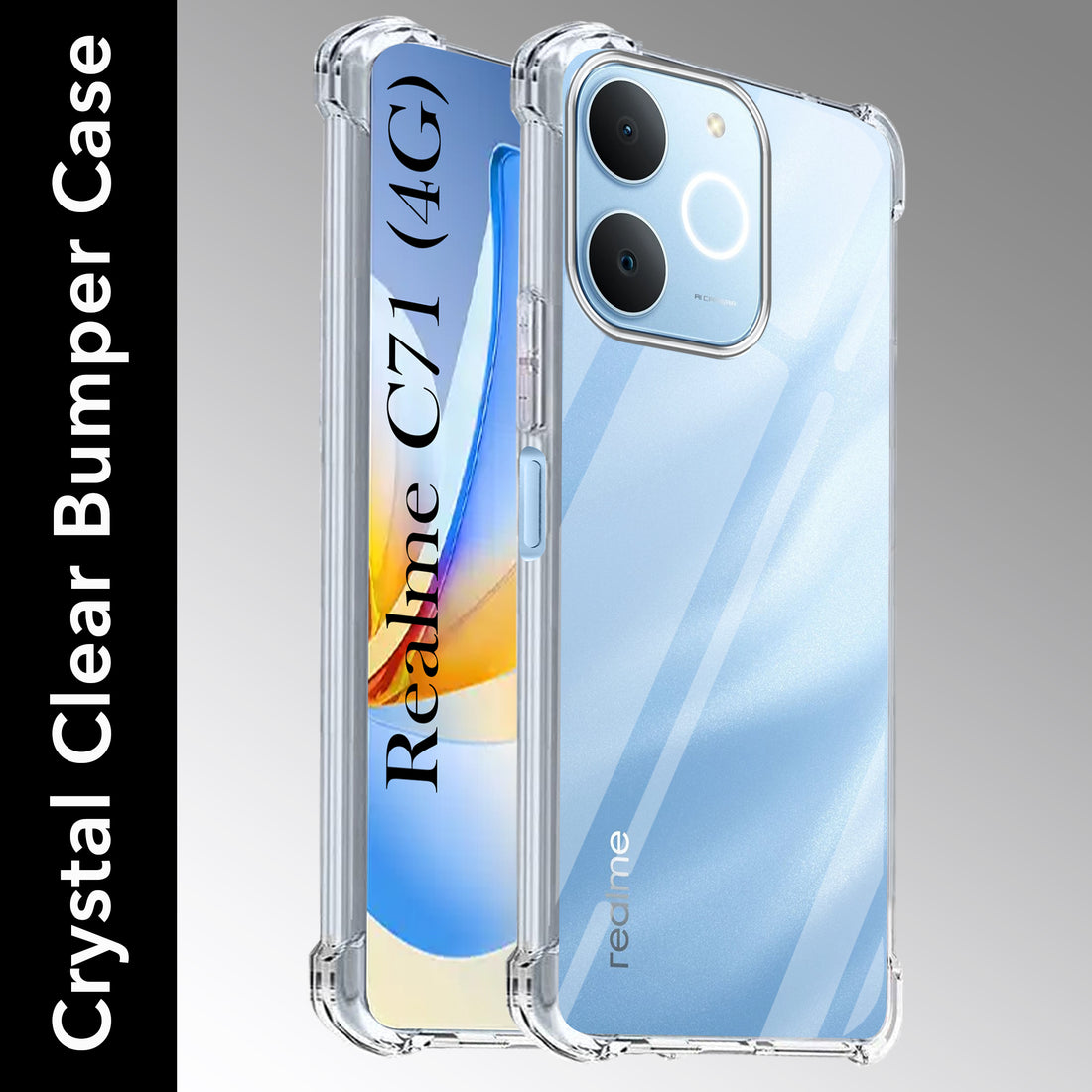 For Realme C71 Back Cover Shockproof Crystal-Clear (Drop & Camera Protection | Hard Polycarbonate)