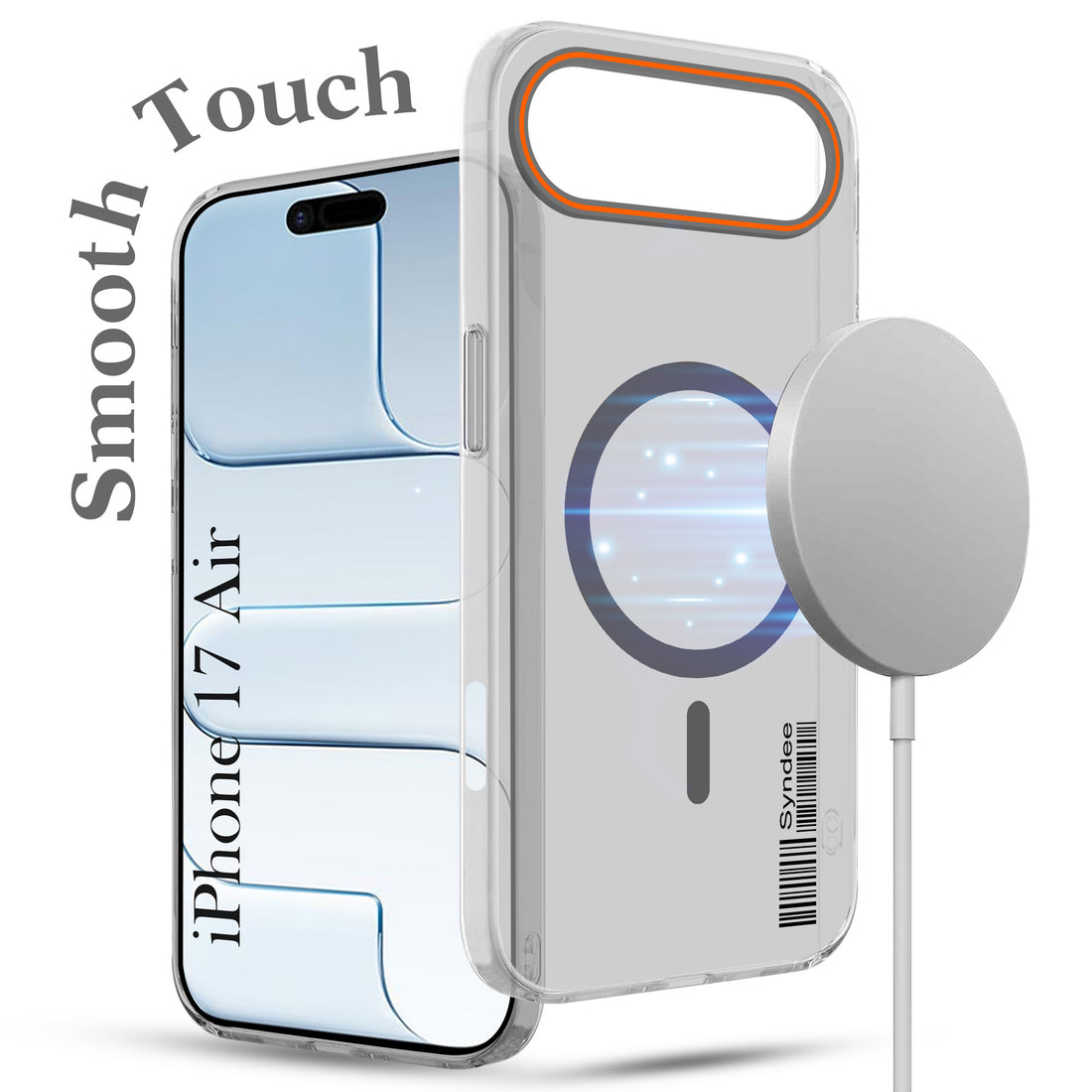 For Apple iPhone 17 Air Back Cover Case (Soft Touch | Camera Bump Protection | MagSafe Compatible | Matte Finish)