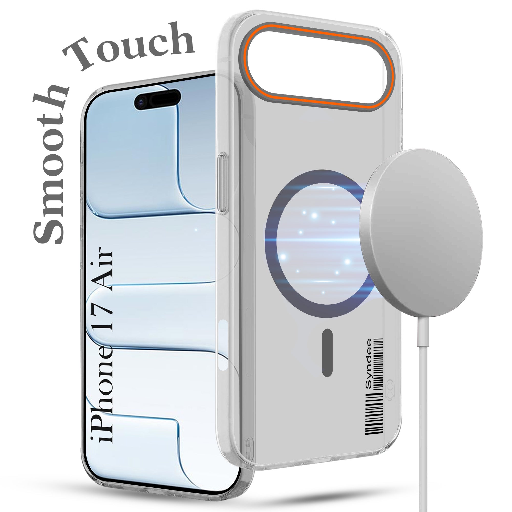 For Apple iPhone 17 Air Back Cover Case (Soft Touch | Camera Bump Protection | MagSafe Compatible | Matte Finish)