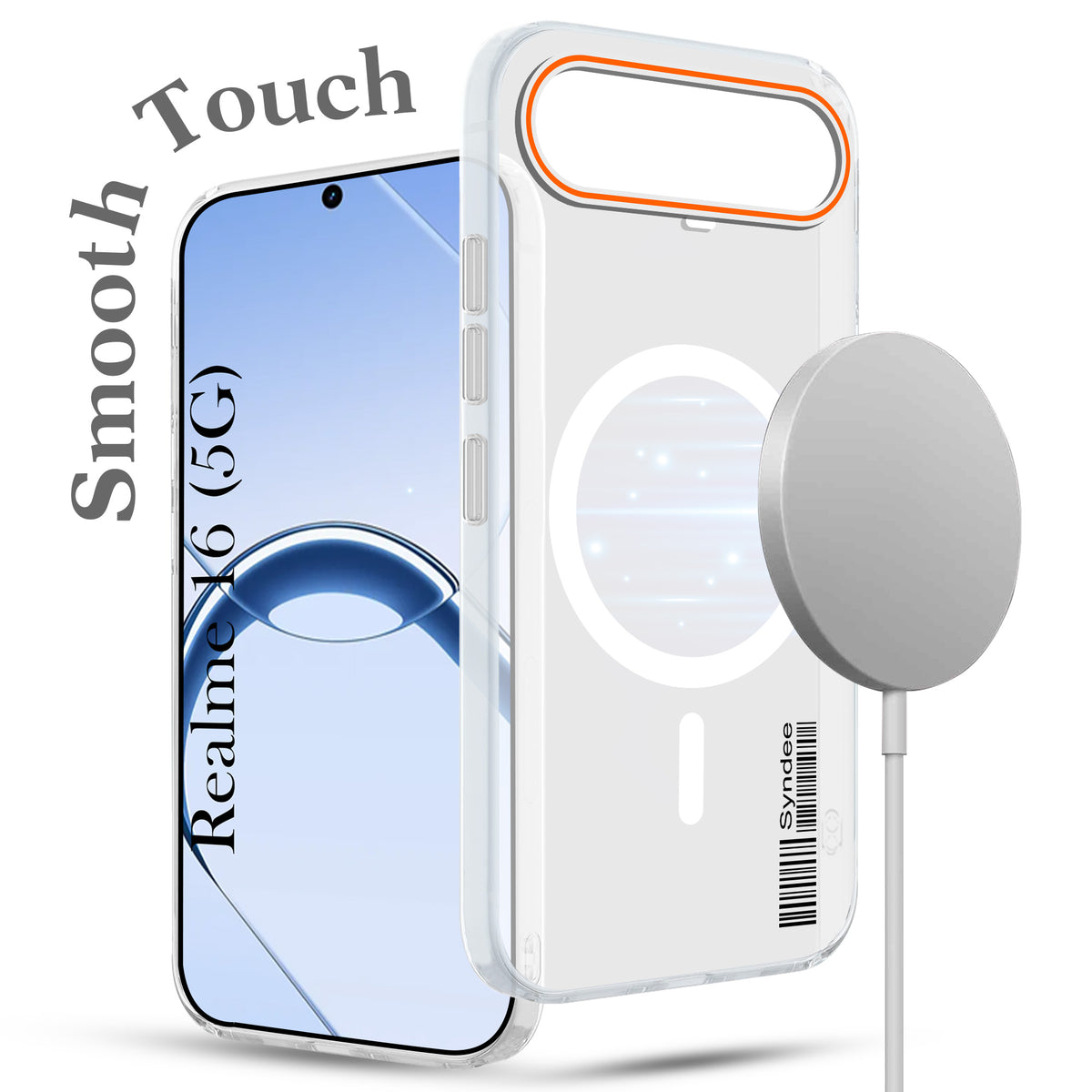 For Realme 16 Back Cover Case (Soft Touch | Camera Bump Protection | MagSafe Compatible | Matte Finish)