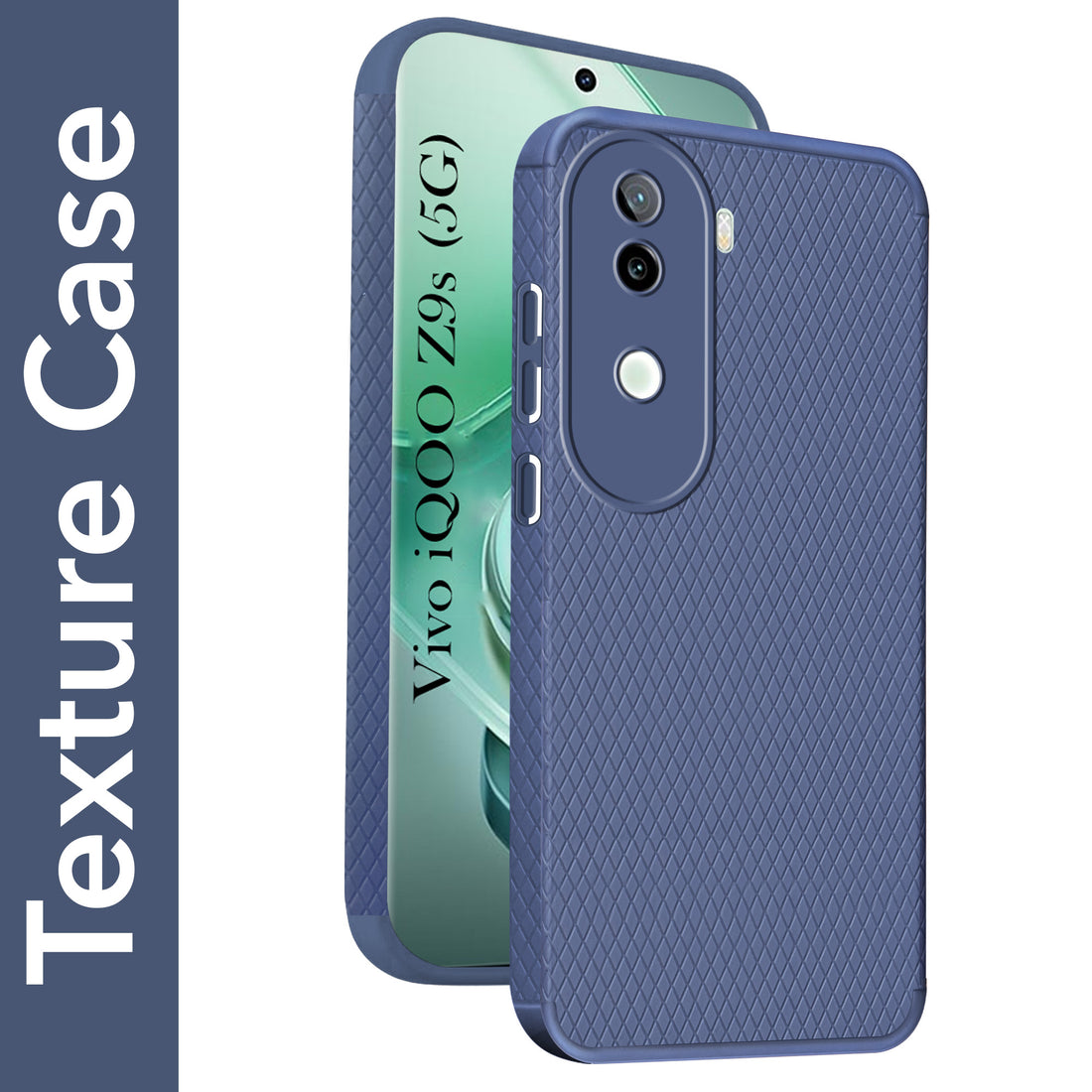 For Vivo iQOO Z9s Back Cover Case (Liquid Silicone | Side Grip | Camera Protection)