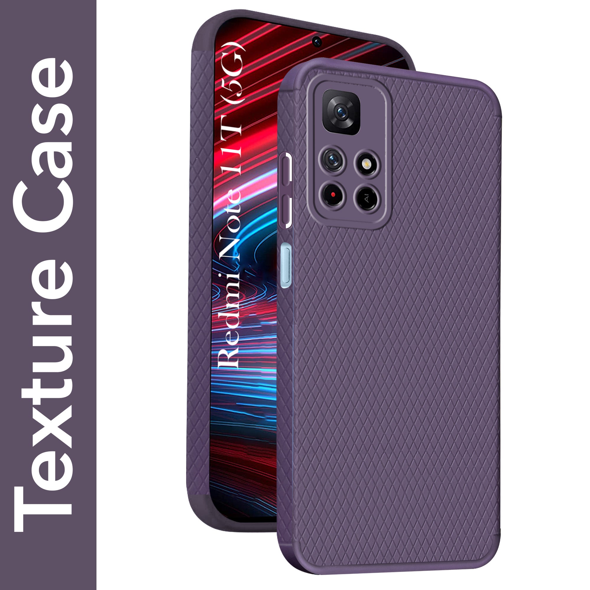 For Xiaomi Mi Redmi Note 10T 5G | Note 10 5G Back Cover Case Liquid Silicone (Camera Protection | Side Grip Texture | Soft and Flexible)