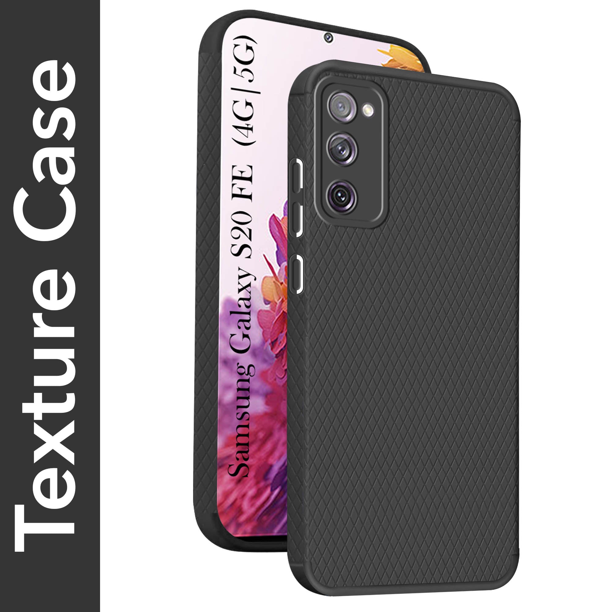 For Samsung Galaxy S20 FE 4G | S20 FE 5G Back Cover Case (Liquid Silicone | Side Grip | Camera Protection)