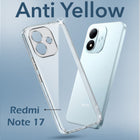 For Redmi Note 17 5G Back Cover Case Lifetime Anti-Yellow Clear (Sleek Hard Crystal | Shockproof and Camera Protection)