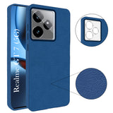 For Realme GT 7 Back Cover Case (Glass Like Camera Protection | Leather Feel | Minimalist Professional Grip)