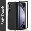 For Samsung Galaxy Z Fold 5 Premium Cover Case (Soft Leather Touch | Interior Protective Cloth | Slim 360* Protection)