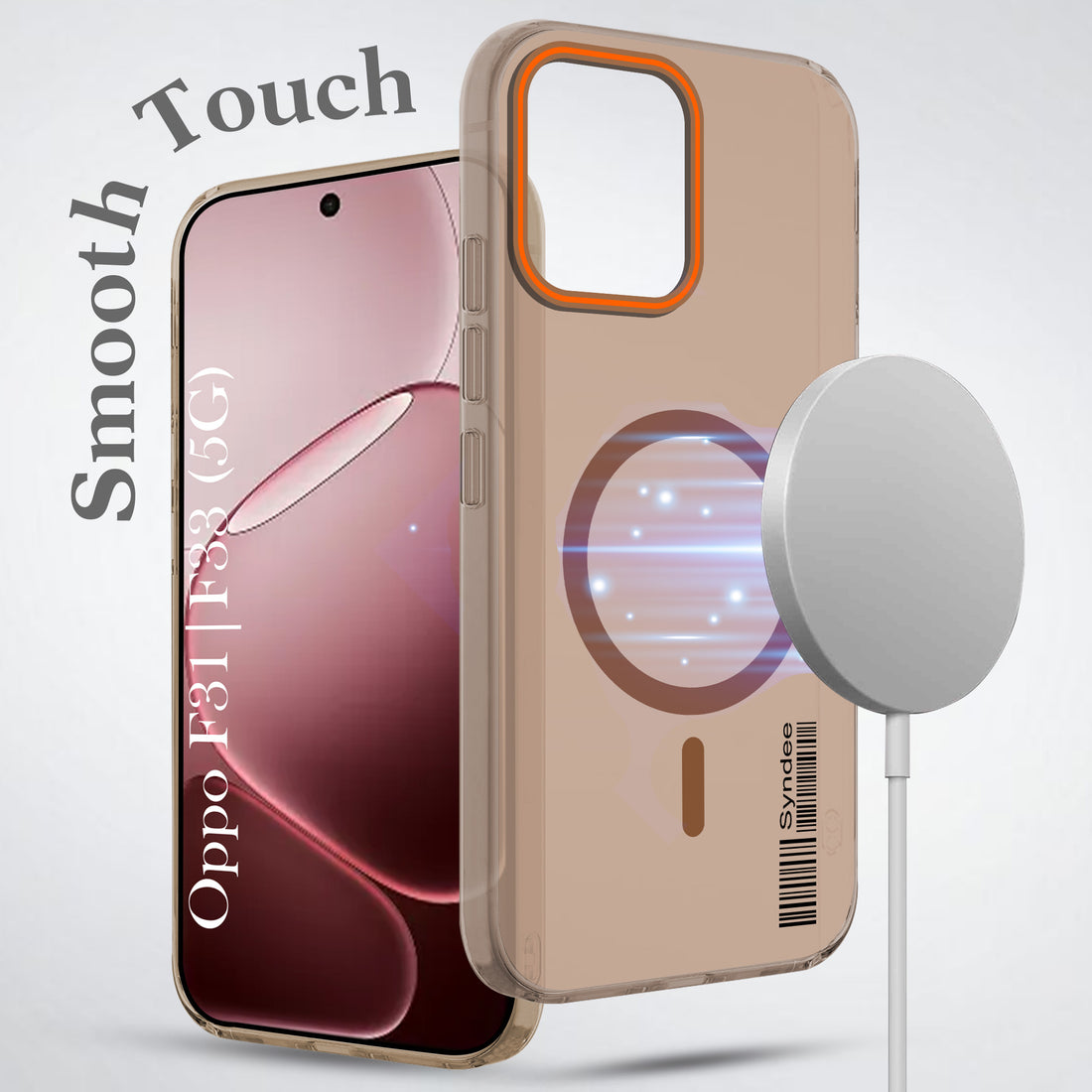 For Oppo F31 5G | Oppo F33 5G Back Cover Case (Soft Touch | Camera Bump Protection | MagSafe Compatible | Matte Finish)