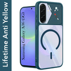 For Samsung Galaxy A36 5G Back Cover Case Lifetime Anti-Yellow Clear (Camera Protection | Side Grip | Wireless MagSafe Compatible)