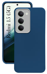 For Redmi 15 Back Cover Case (Dual Color Matte Finish | Full Camera Protection | Sleek and Professional)