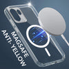 For OnePlus 15R  Back Cover Case Lifetime Anti-Yellow MagSafe Compatible Clear (Sleek Hard Crystal | Shockproof and Camera Protection)