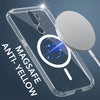 For Oppo A5 (2020) | A9 (2020) Back Cover Case Lifetime Anti-Yellow MagSafe Compatible Clear (Sleek Hard Crystal | Shockproof and Camera Protection)