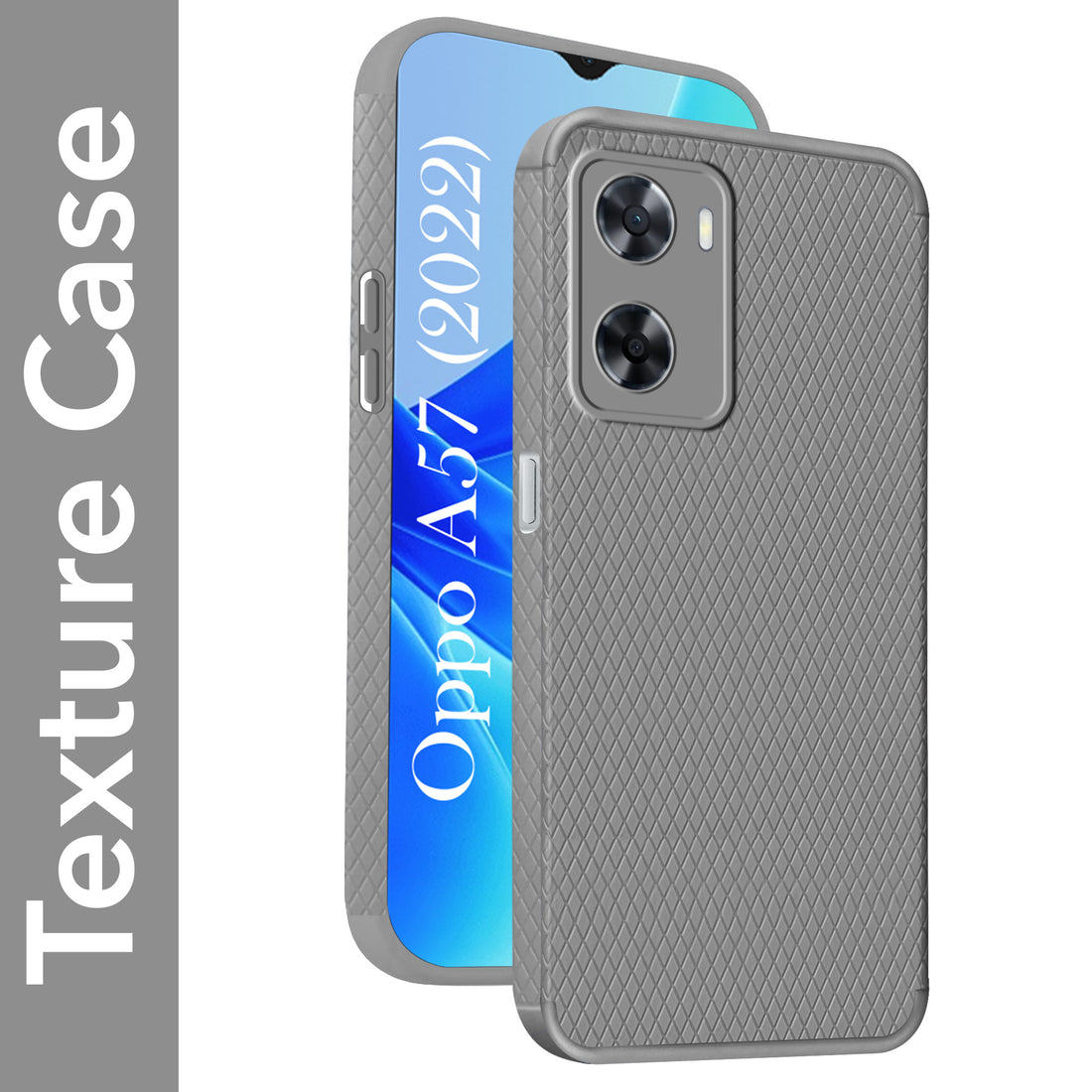 For Oppo A57 2022  Back Cover Case (Liquid Silicone | Side Grip | Camera Protection)