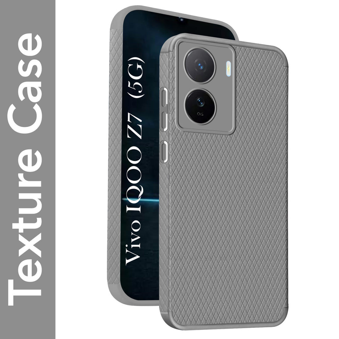 For Vivo IQOO Z7 5G Back Cover Case (Liquid Silicone | Side Grip | Camera Protection)