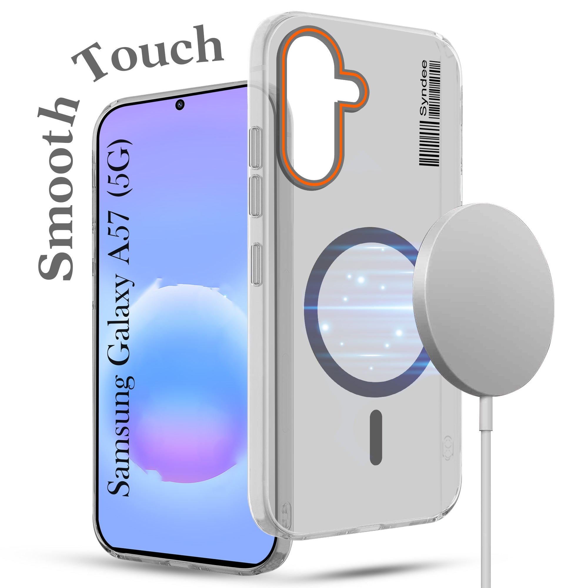 For Samsung Galaxy A57 5G Back Cover Case (Soft Touch | Camera Bump Protection | MagSafe Compatible | Matte Finish)
