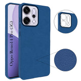 For Oppo Reno14 Pro 5G | Oppo Reno 14 Pro 5G Back Cover Case (Glass Like Camera Protection | Leather Feel | Minimalist Professional Grip)