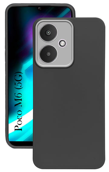 For Poco M6 5G Back Cover Case (Dual Color Matte Finish | Full Camera Protection | Sleek and Professional)