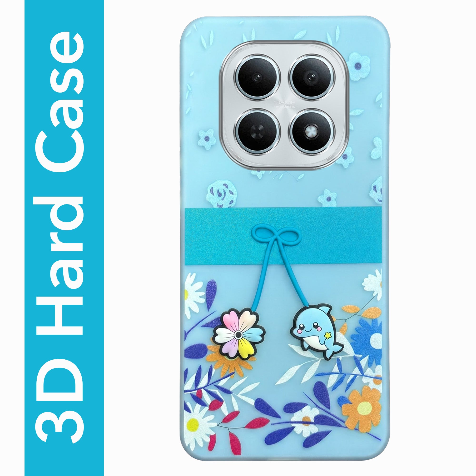 For Xiaomi Redmi Note 15 5G | Redmi Note 15 SE 5G Back Cover Case (3D Cute Cartoons | Hard Back Side Soft | Matte Premium Finish | HD Printing)