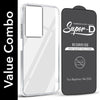 For Realme 14X Combo with Back Cover and 9H Tempered Glass (Lifetime Anti-Yellow | Sleek Hard Crystal | Oleophobic Coating Screen Glass)
