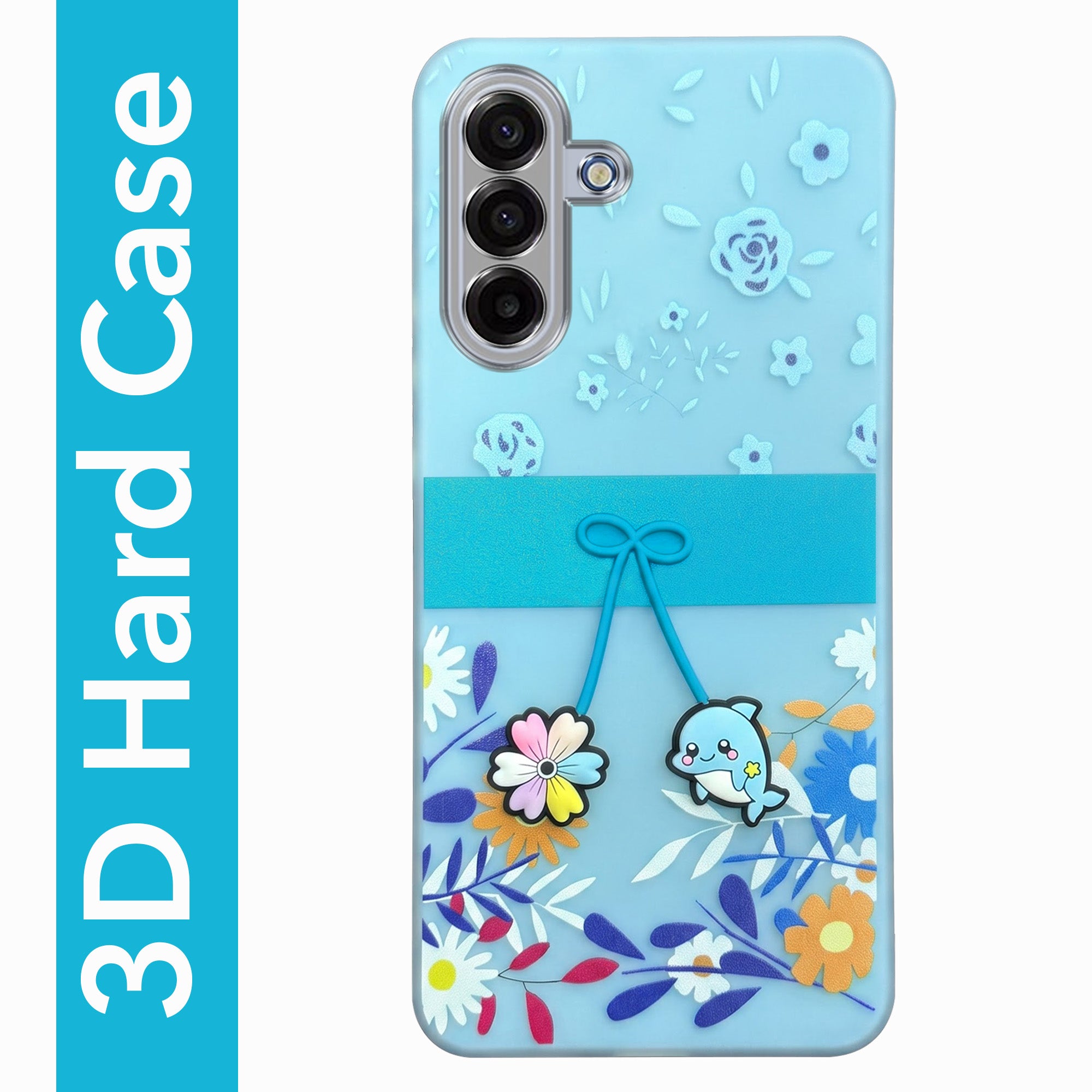 For Samsung Galaxy A17 | Samsung F17 | Samsung M17 5G Back Cover Case (3D Cute Cartoons | Hard Back Side Soft | Matte Premium Finish | HD Printing)