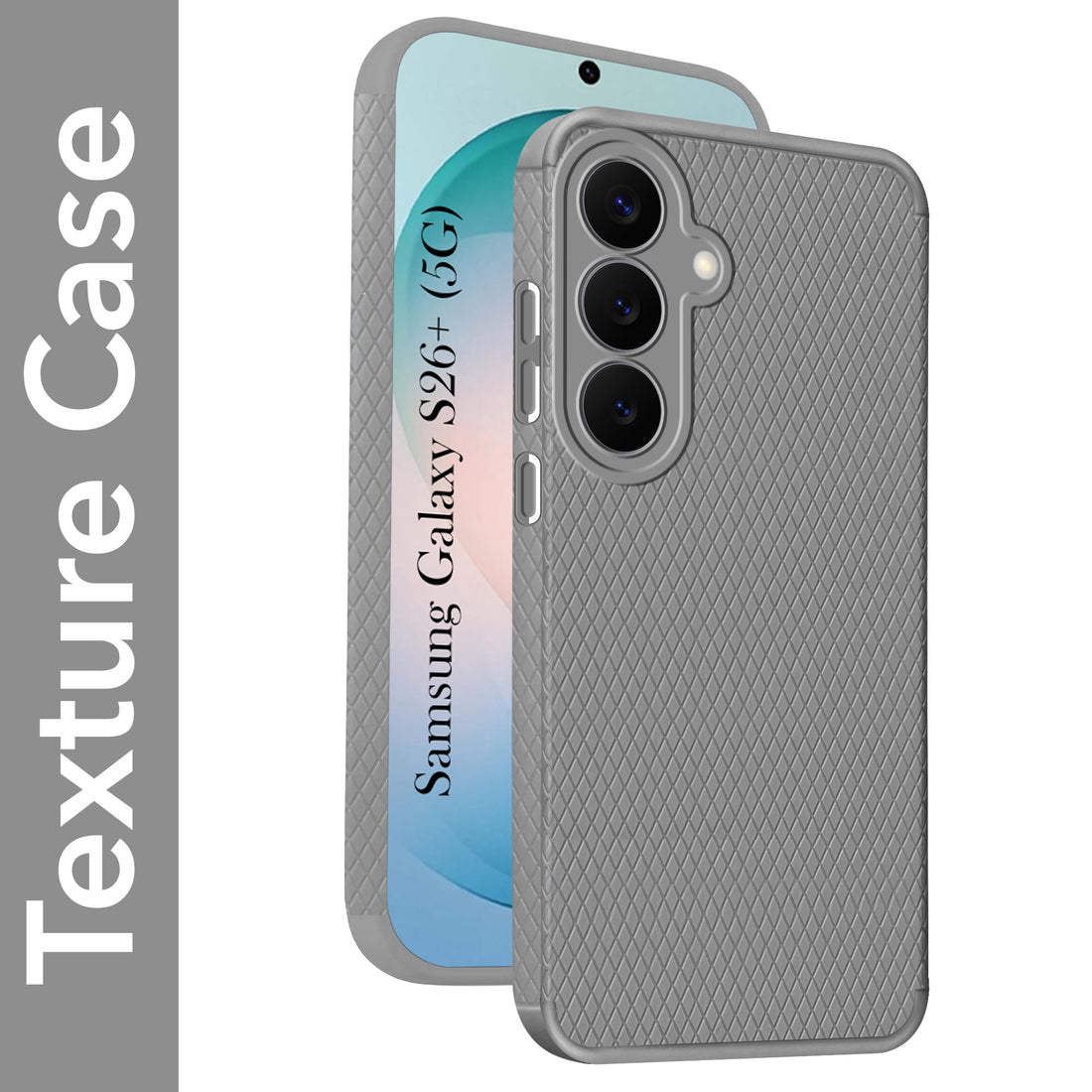 For Samsung Galaxy S26 Plus Back Cover Case Liquid Silicone (Camera Protection | Side Grip Texture | Soft and Flexible)