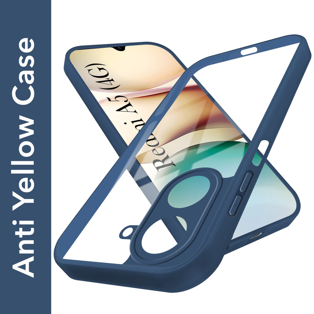 For Redmi A5 4G Back Cover Case Ultra-Hybrid (Lifetime Anti Yellow | Anti Scratch | Crystal Clear Shockproof)