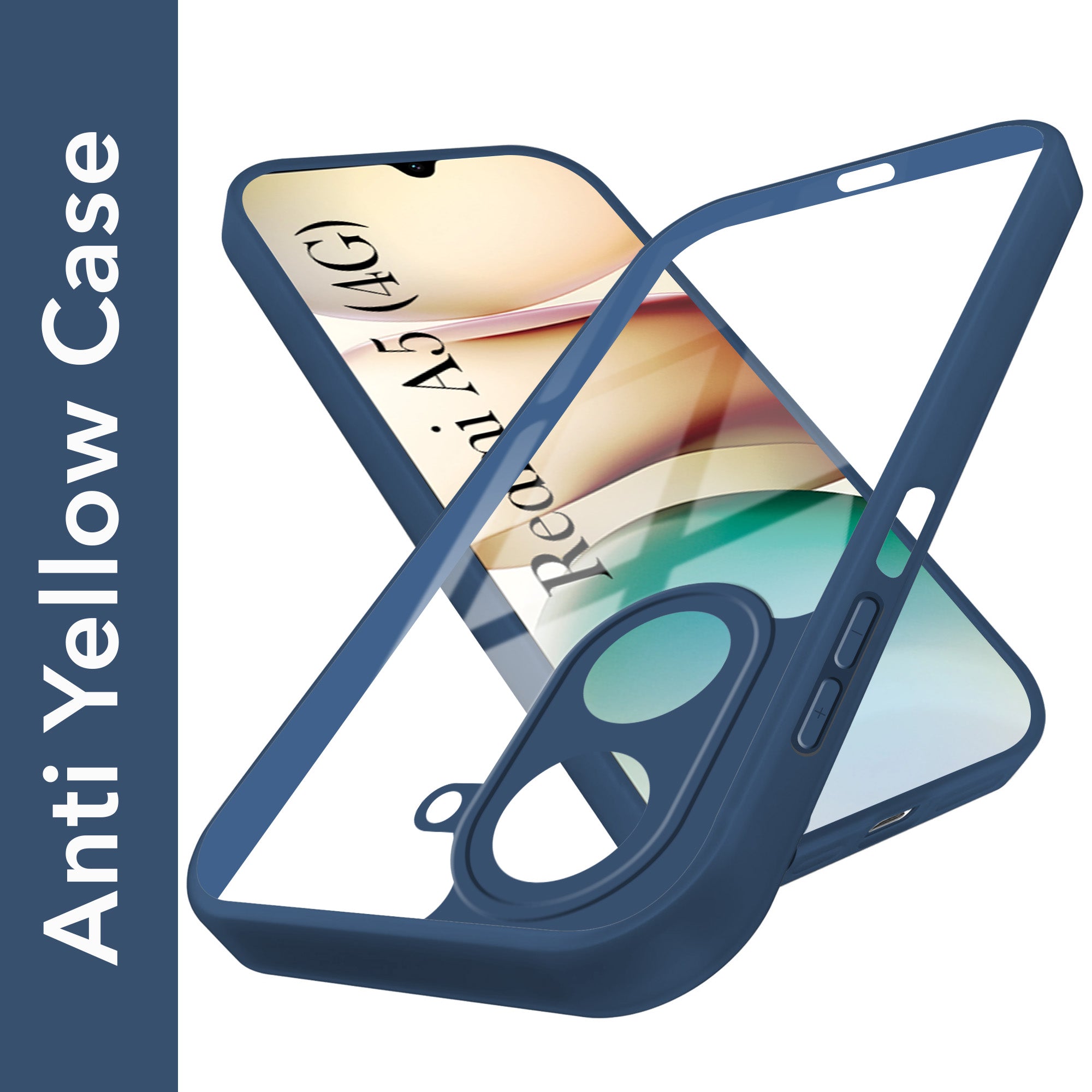 For Redmi A5 4G Back Cover Case Ultra-Hybrid (Lifetime Anti Yellow | Anti Scratch | Crystal Clear Shockproof)