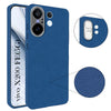 For Vivo X200 FE Back Cover Case (Glass Like Camera Protection | Leather Feel | Minimalist Professional Grip)