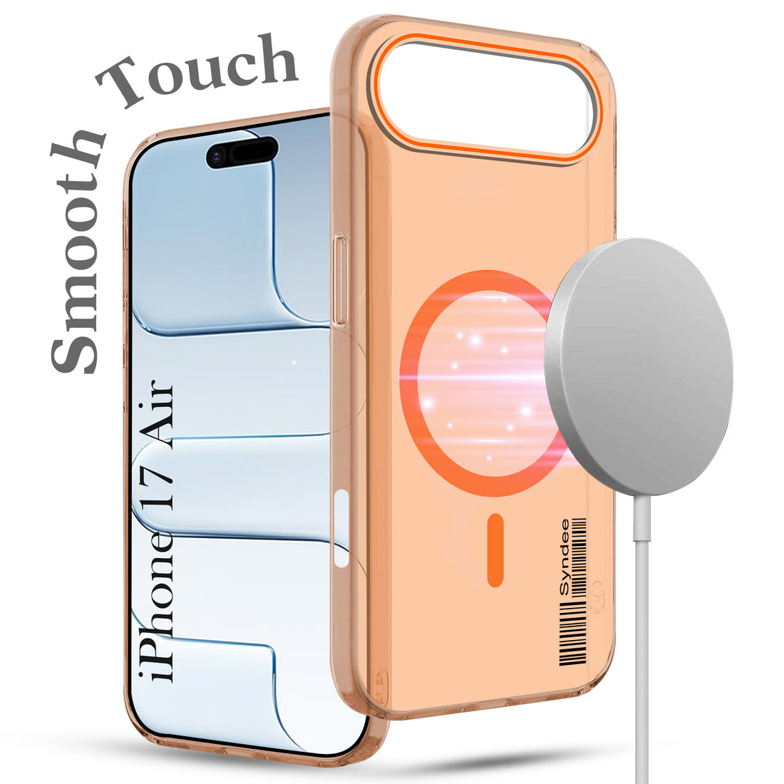 For Apple iPhone 17 Air Back Cover Case (Soft Touch | Camera Bump Protection | MagSafe Compatible | Matte Finish)
