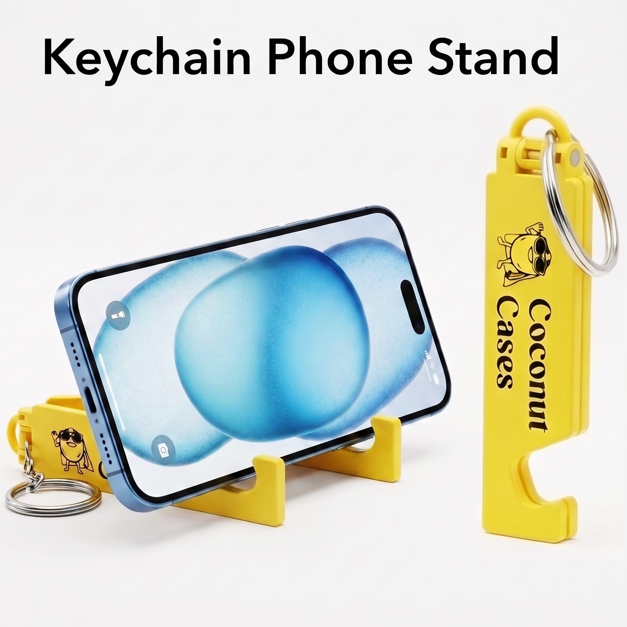 🎁 2in1 Keychain mobile stand