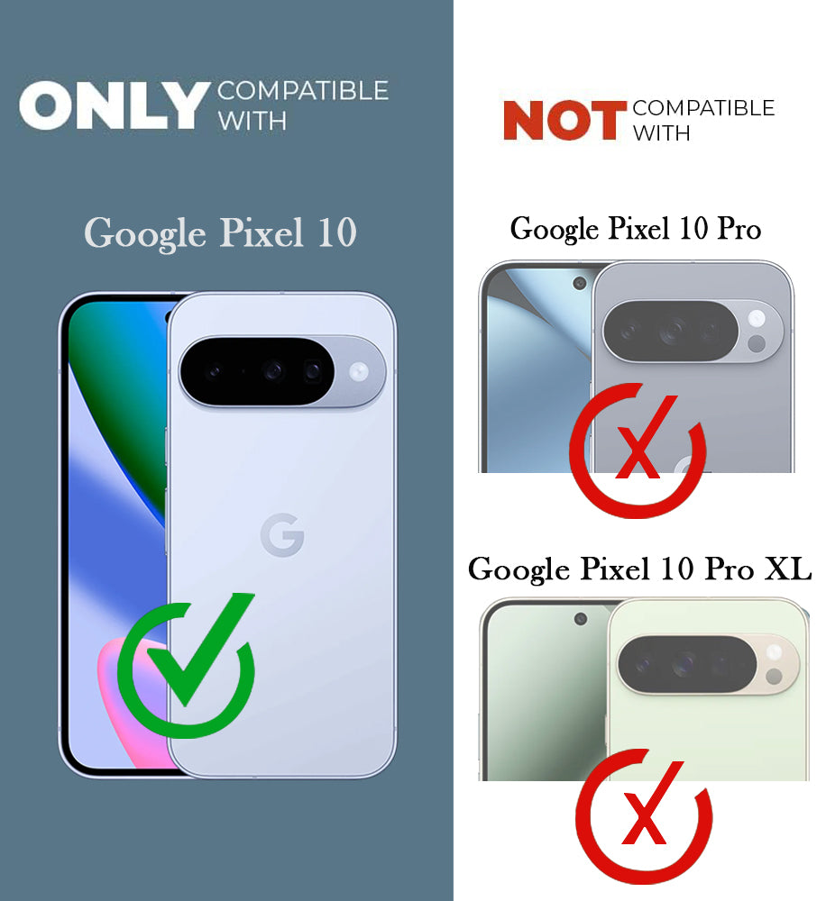 For Google Pixel 10 Back Case Cover Strap (3D Embossed Figures | Strap Holder | 360* Soft Cushion with Camera Bump)