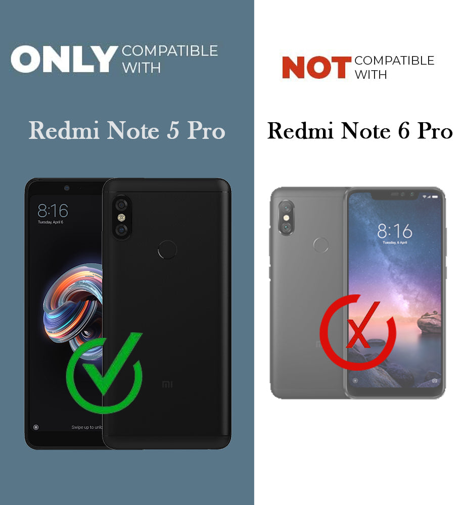 For Xiaomi Mi Redmi Note 5 Pro Back Cover ( Silicone Clear Shockproof Case with Camera Protection | Soft and Flexible | Transparent)
