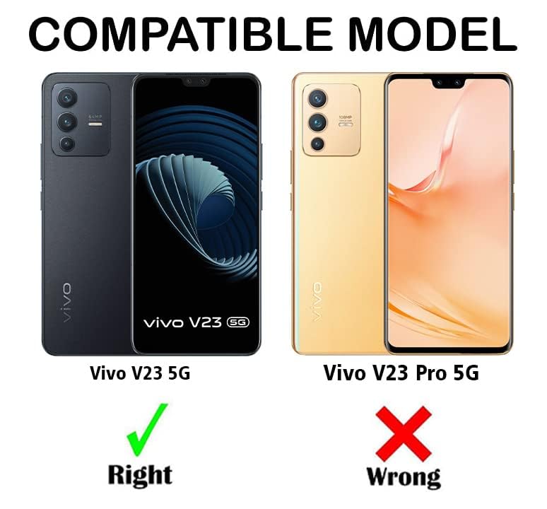 For Vivo V23 5G Back Cover Case (Liquid Silicone | Side Grip | Camera Protection)