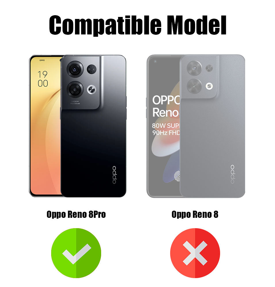 For Oppo Reno8 Pro 5G | Reno 8 Pro 5G Back Cover Case Liquid Silicone (Camera Protection | Side Grip Texture | Soft and Flexible)