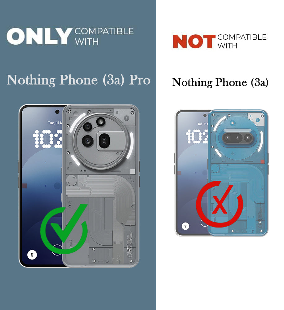 For Nothing Phone 3A Pro 5G Back Cover Case (3D Cute Cartoons | Hard Back Side Soft | Matte Premium Finish | HD Printing)