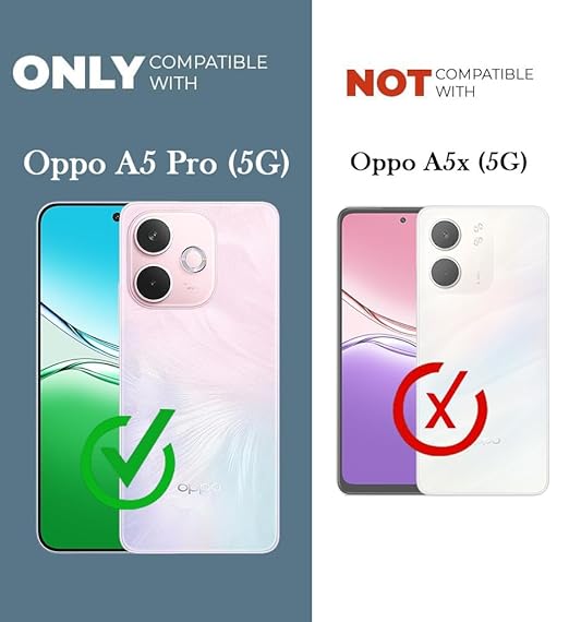 For Oppo A5 Pro Back Cover Case PU Leather Finish (Professional Minimalist Texture | MagSafe Compatile | Camera Protection | Sleek Sober Formal)