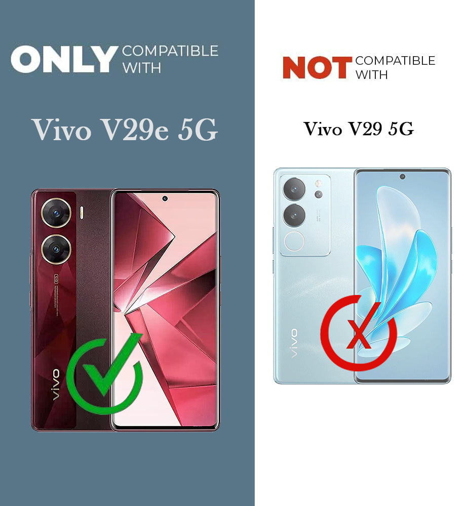 For Vivo V29e 5G Back Cover Case (Soft Touch | Camera Bump Protection | MagSafe Compatible | Matte Finish)