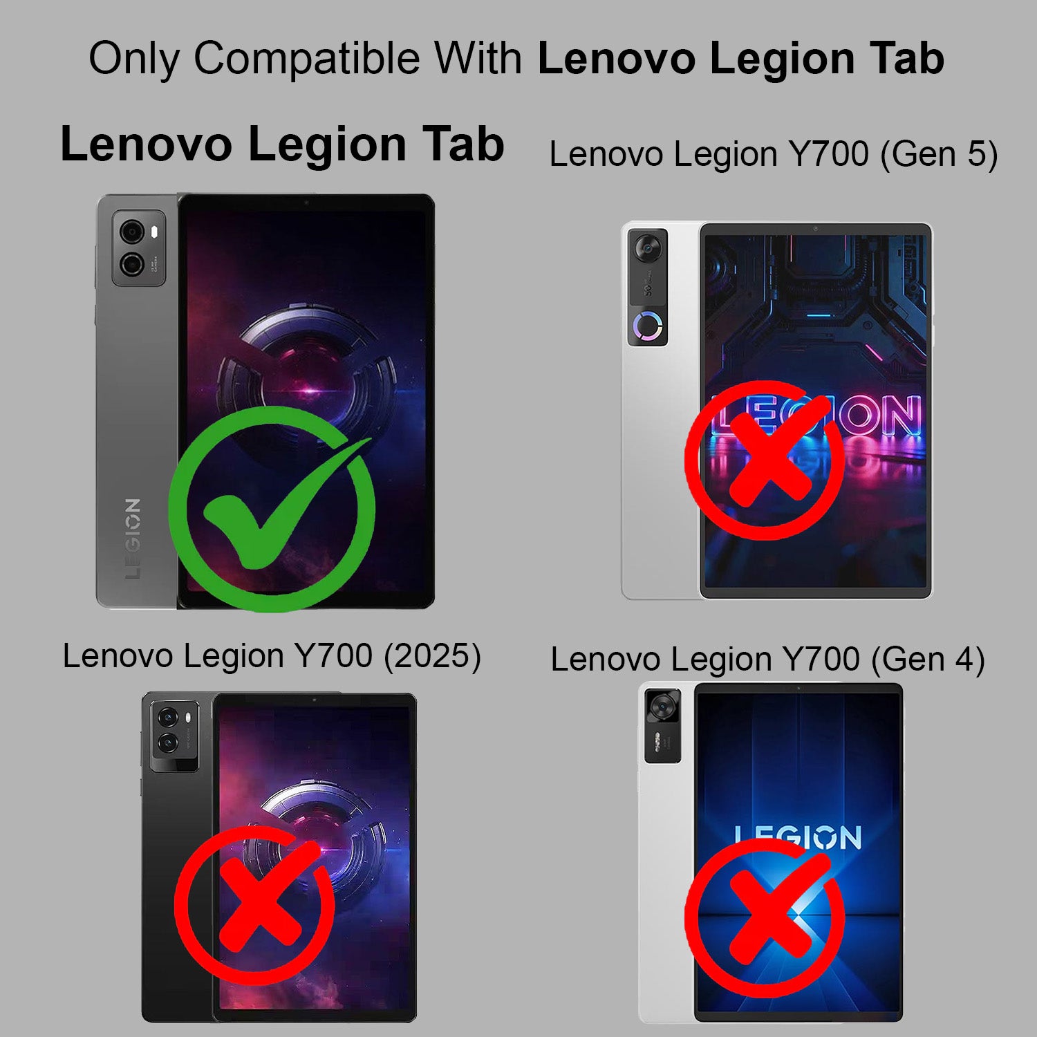 For Lenovo Legion Tab TB320 8.8 Inch Flip Cover Folio Cover (PU Leather | Multi-Angle Smart Stand | Card Storage Slots | Silicone Back Pouch)