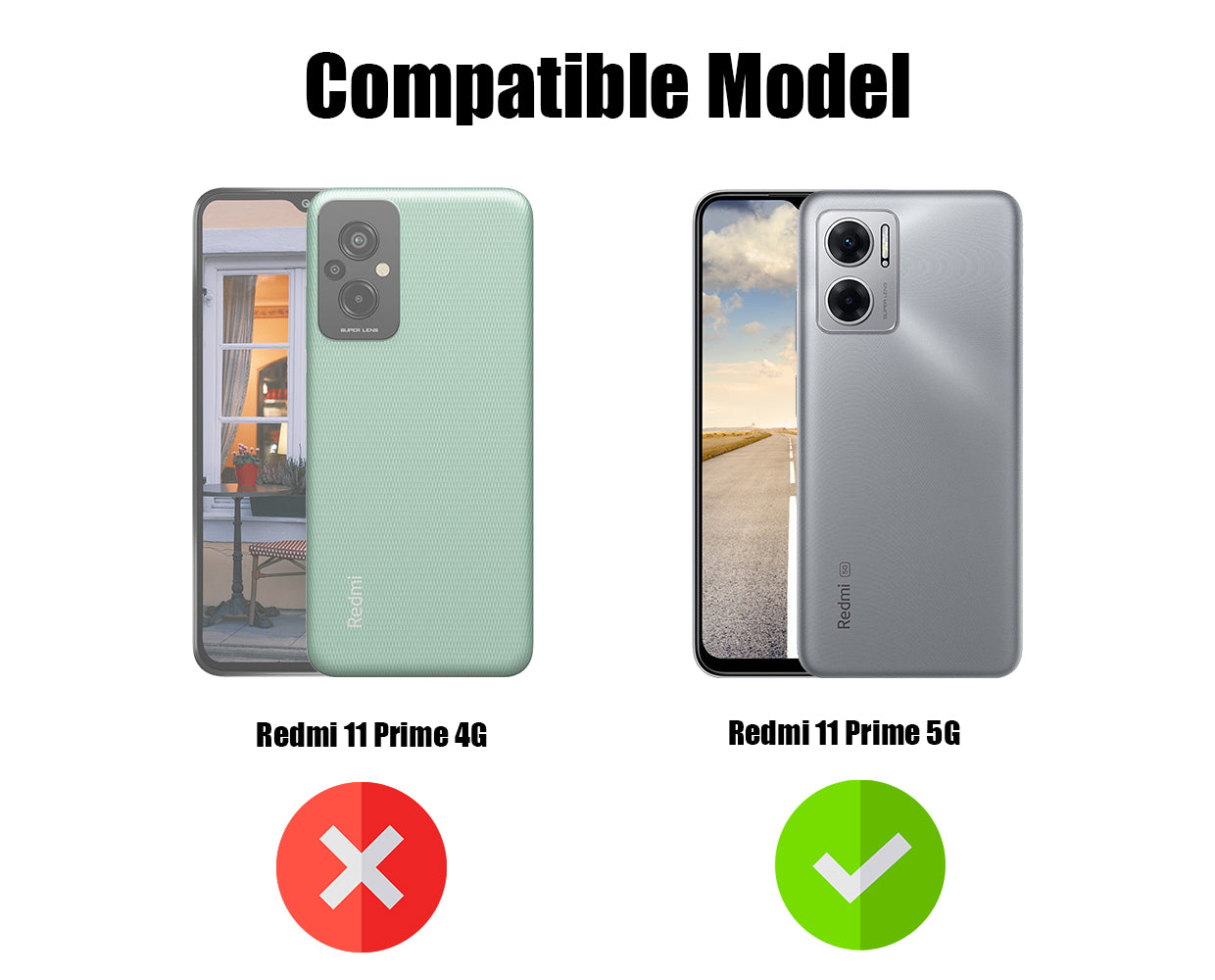 For Xiaomi Redmi 11 Prime 5G Back Cover Case (Inside Fiber Cloth | Smooth Matte Finish | Elegant Professional Look |Black)