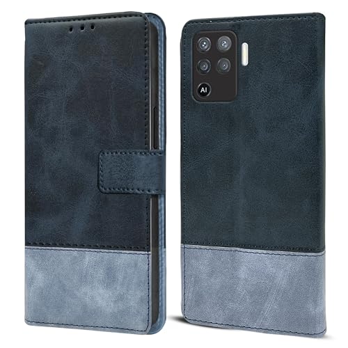 For Oppo Reno5 F | Reno 5F Flip Cover Case (Professional Dual Leather Wallet with Magnetic Closure)