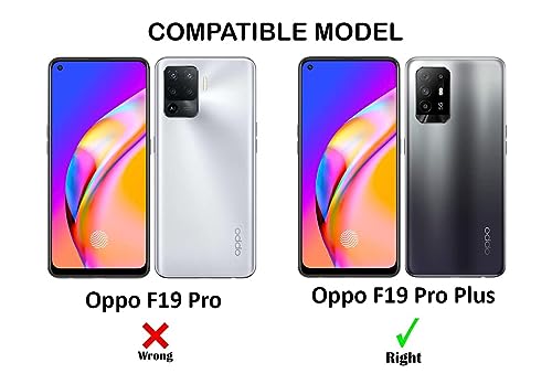 For Oppo F19 Pro Plus Back Cover Case (Inside Fiber Cloth | Smooth Matte Finish | Elegant Professional Look)