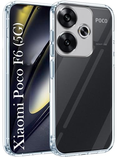 For Xiaomi Poco F6 5G Back Cover Case (Hybrid Armor Case | Carbon Fiber Shockproof | Soft and Flexible)