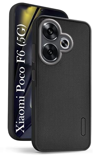 For Xiaomi Poco F6 5G Back Cover Case (Hybrid Armor Case | Carbon Fiber Shockproof | Soft and Flexible)