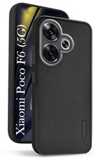 For Xiaomi Poco F6 5G Back Cover Case (Hybrid Armor Case | Carbon Fiber Shockproof | Soft and Flexible)