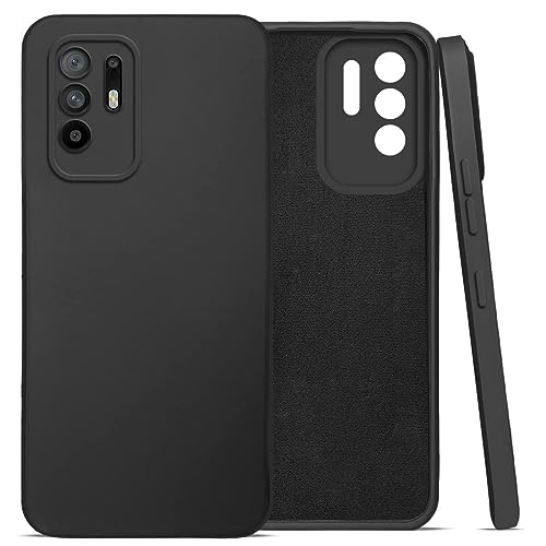 For Oppo F19 Pro Plus Back Cover Case (Inside Fiber Cloth | Smooth Matte Finish | Elegant Professional Look)
