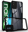 For Realme Narzo 50i Back Cover Case (Shockproof with Polycarbonate Clear Panel)