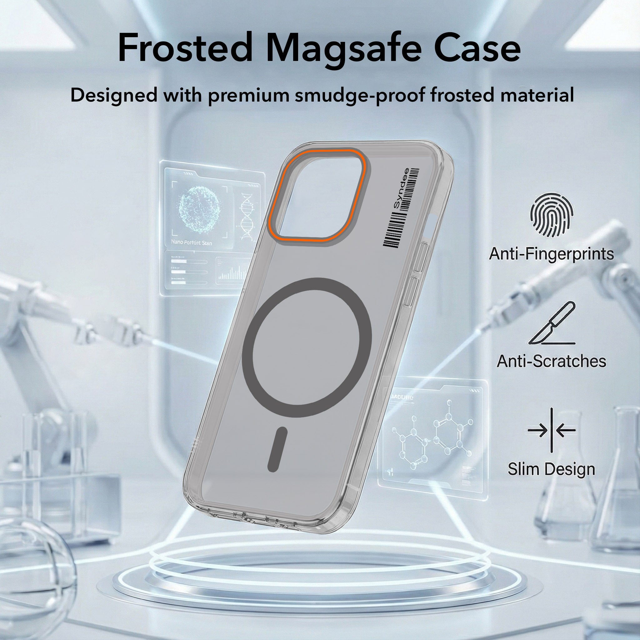 For Apple iPhone 13 Pro Back Cover Case (Soft Touch | Camera Bump Protection | MagSafe Compatible | Matte Finish)
