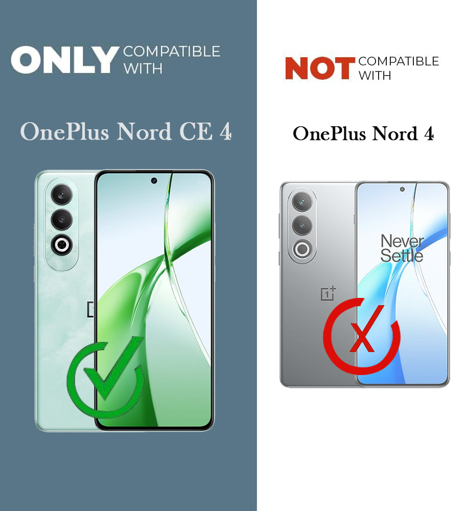 For Oneplus Nord CE 4 Back Cover Case (Elegant PU Leather Finish | Premium Minimalist Professional | Camera Protection Bump)